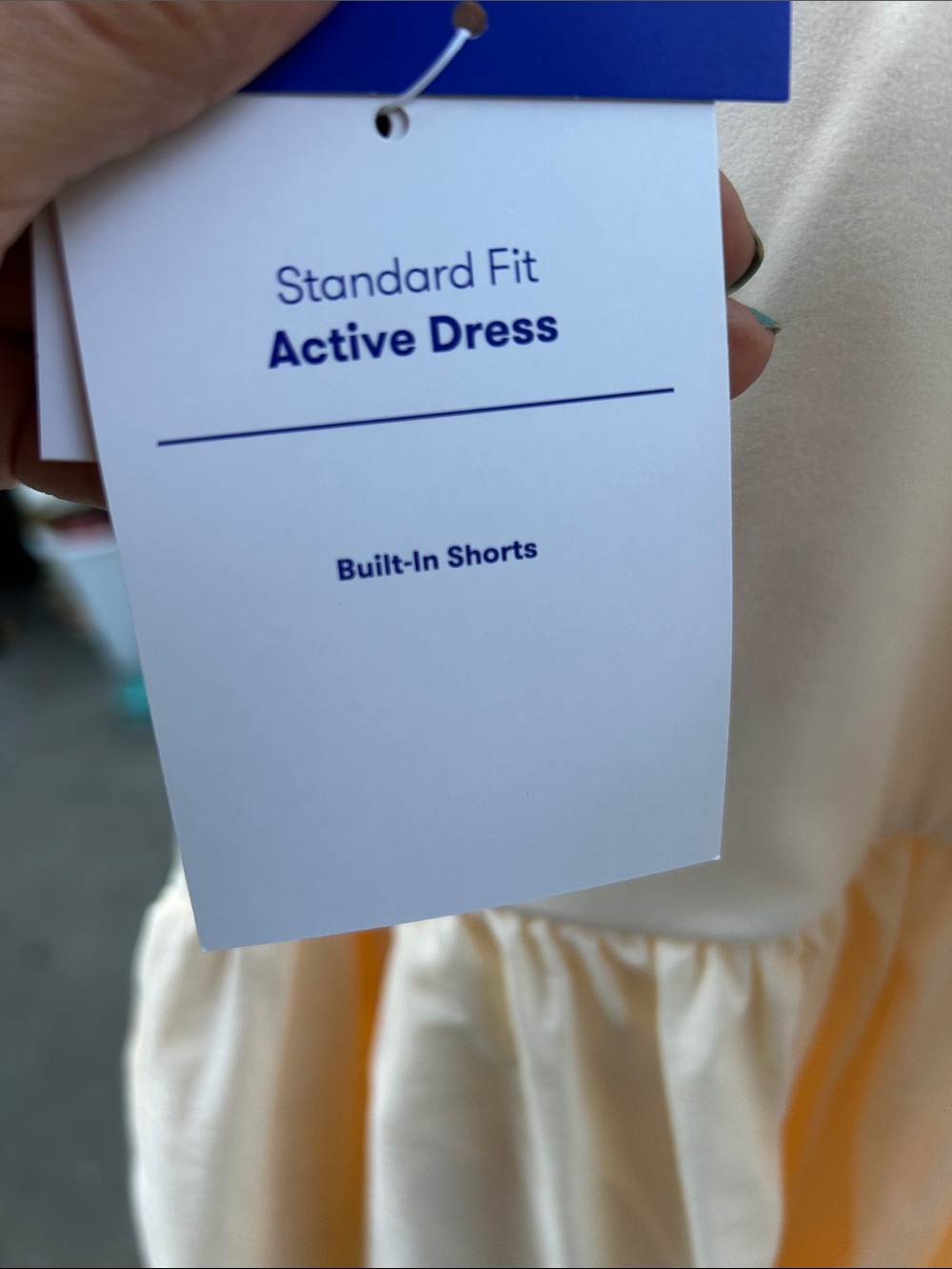 Cream Active Dress - Picture 10 of 10